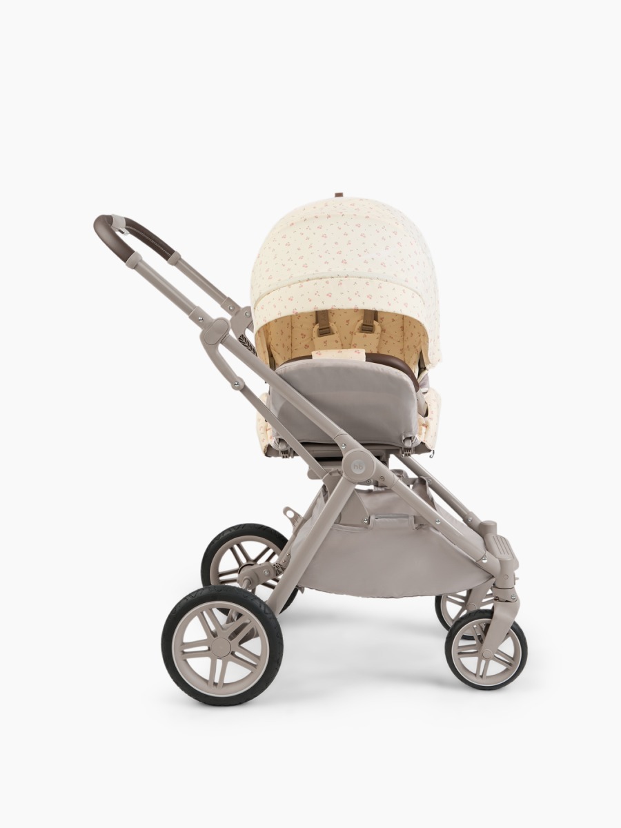 Коляска прог. HB "LUNA 360" (beige (flowers))