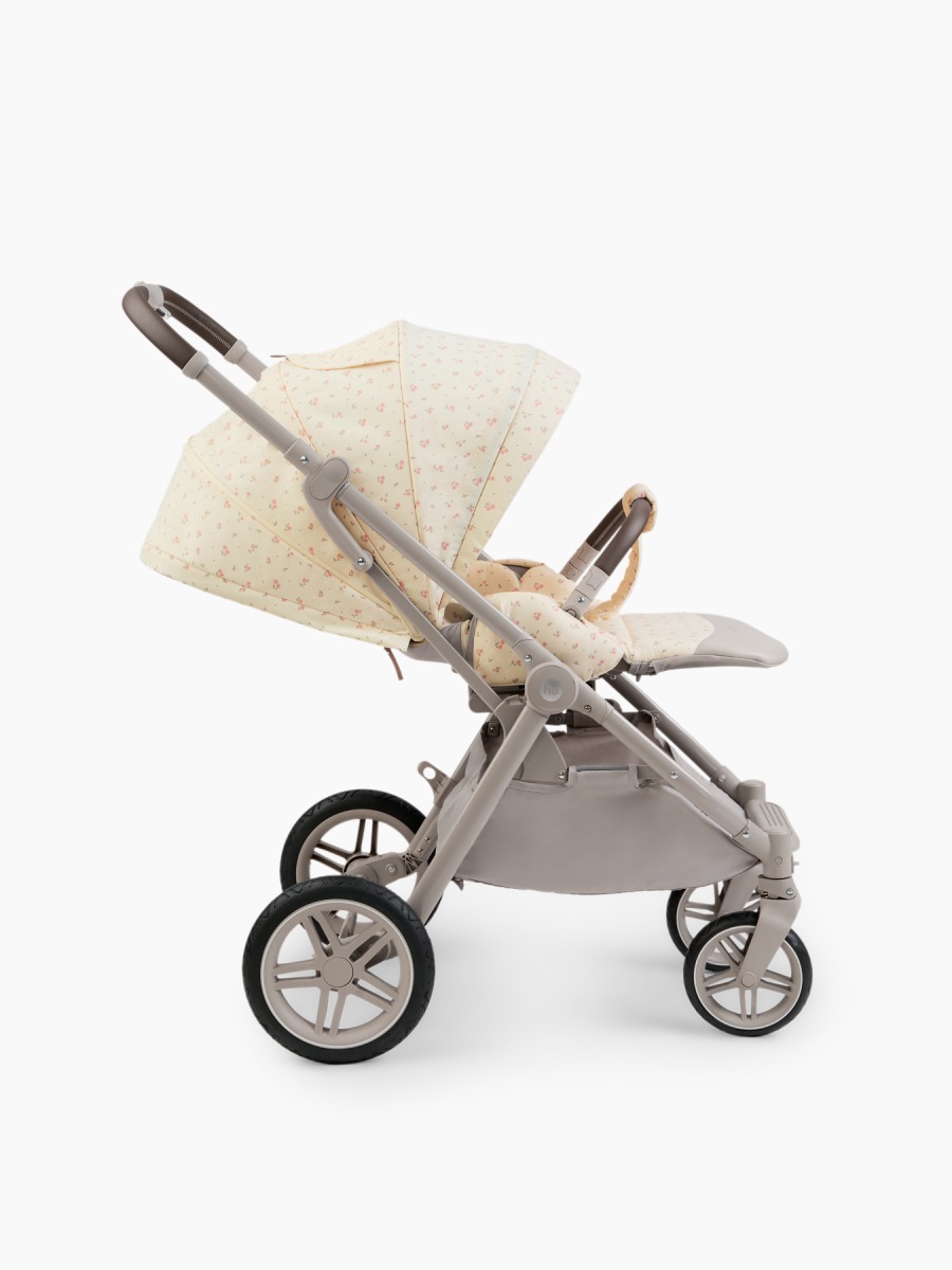 Коляска прог. HB "LUNA 360" (beige (flowers))