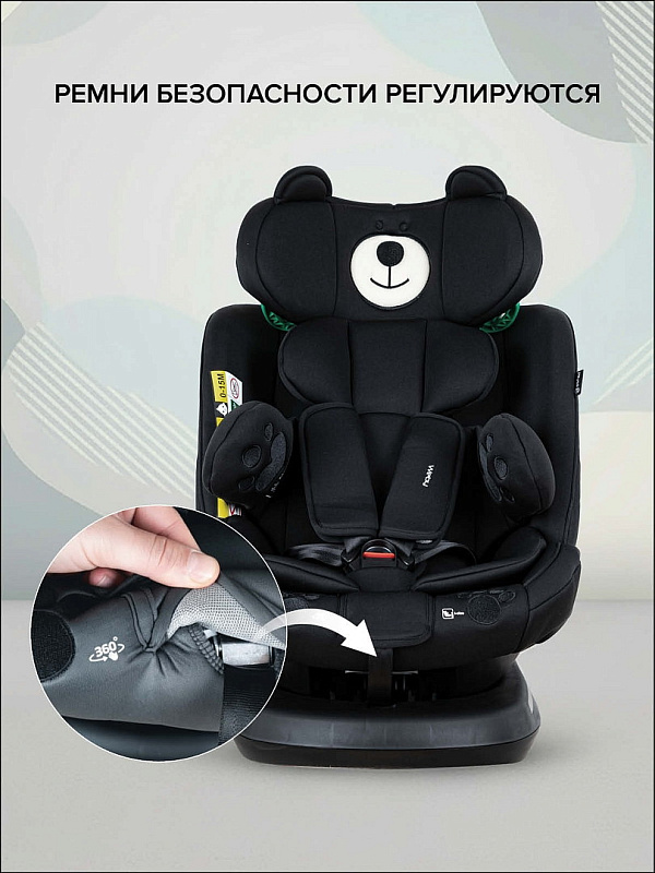 Автокресло Pituso Weby, 0-36кг (черный)