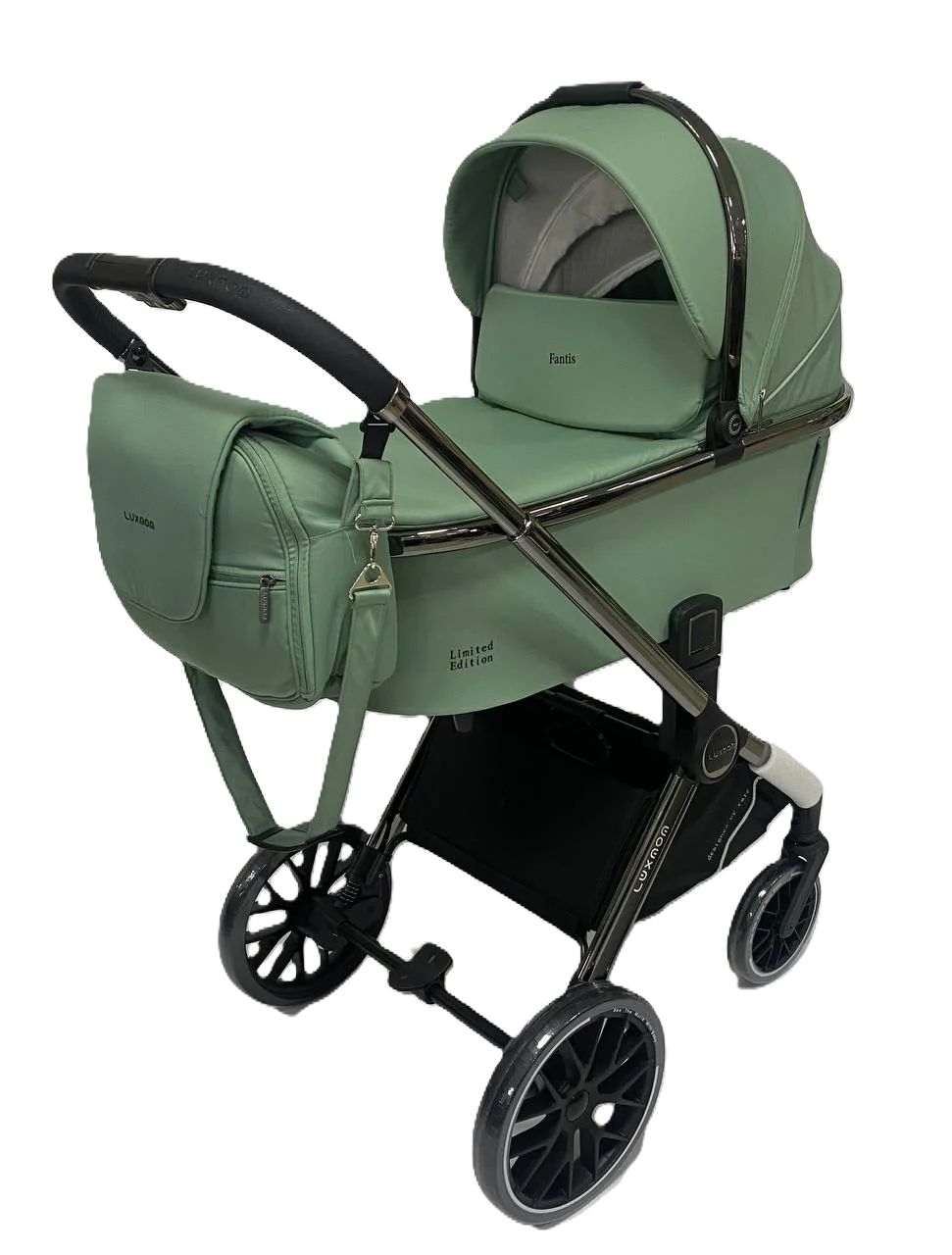 Коляска Luxmom 777 3в1/зеленый
