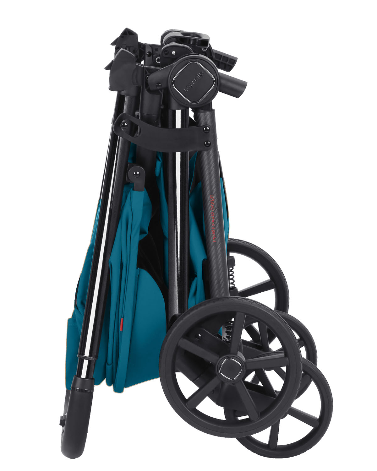 5530 Коляска CARRELLO Bravo CARBON Deep Black
