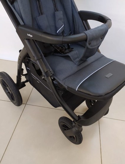 Коляска прог. Indigo EPICA XL Air (темно-серый)