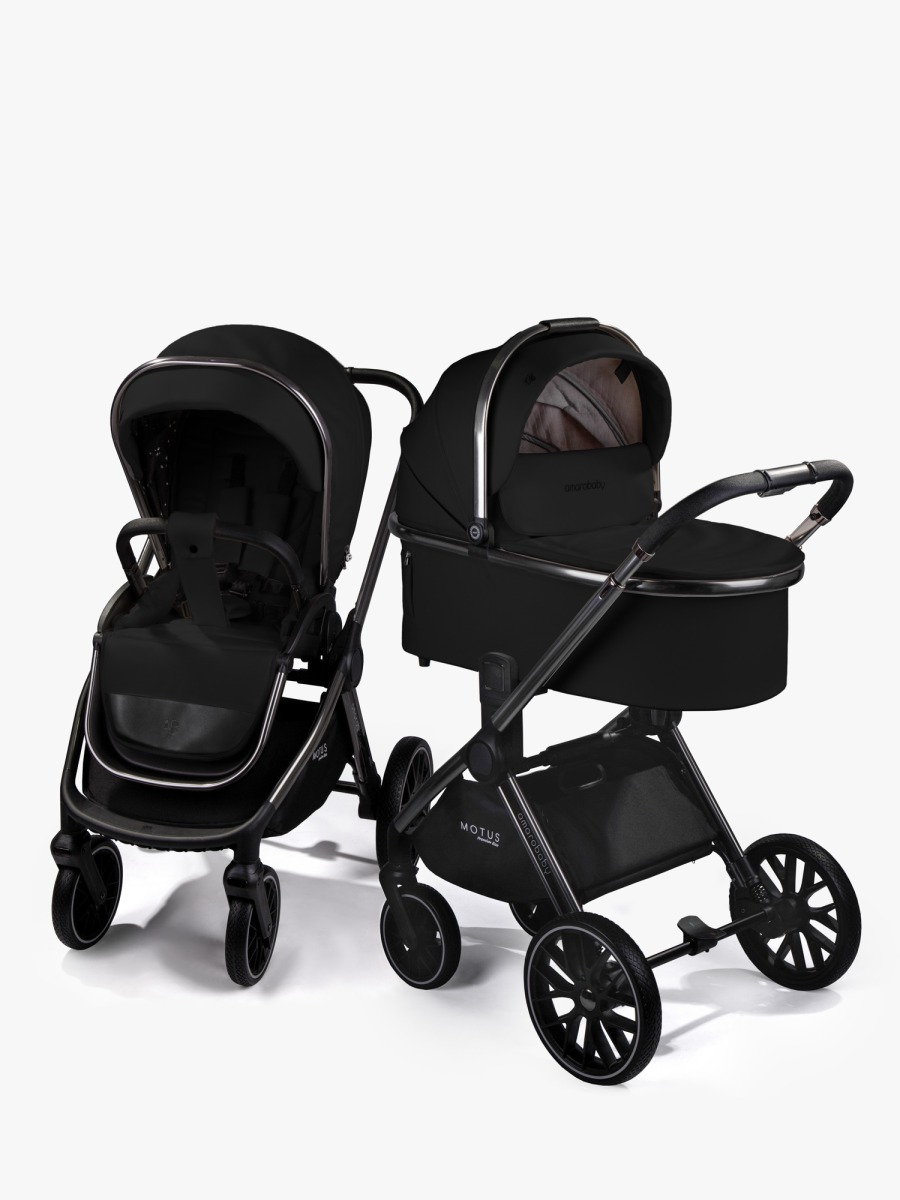 Коляска Amarobaby MOTUS Premium Ecco 2в1 черный