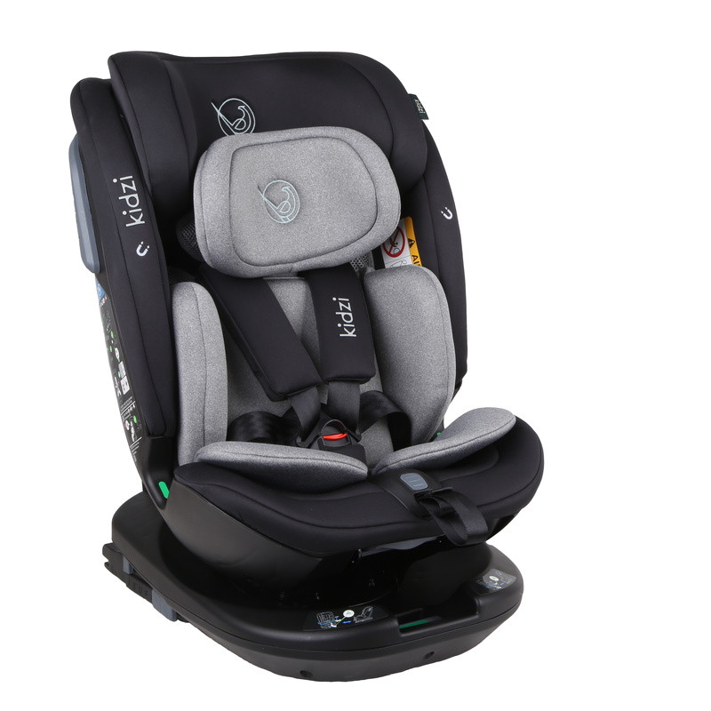 Автокресло KIDZI SPIN PLUS 360 i-SIZE, серое