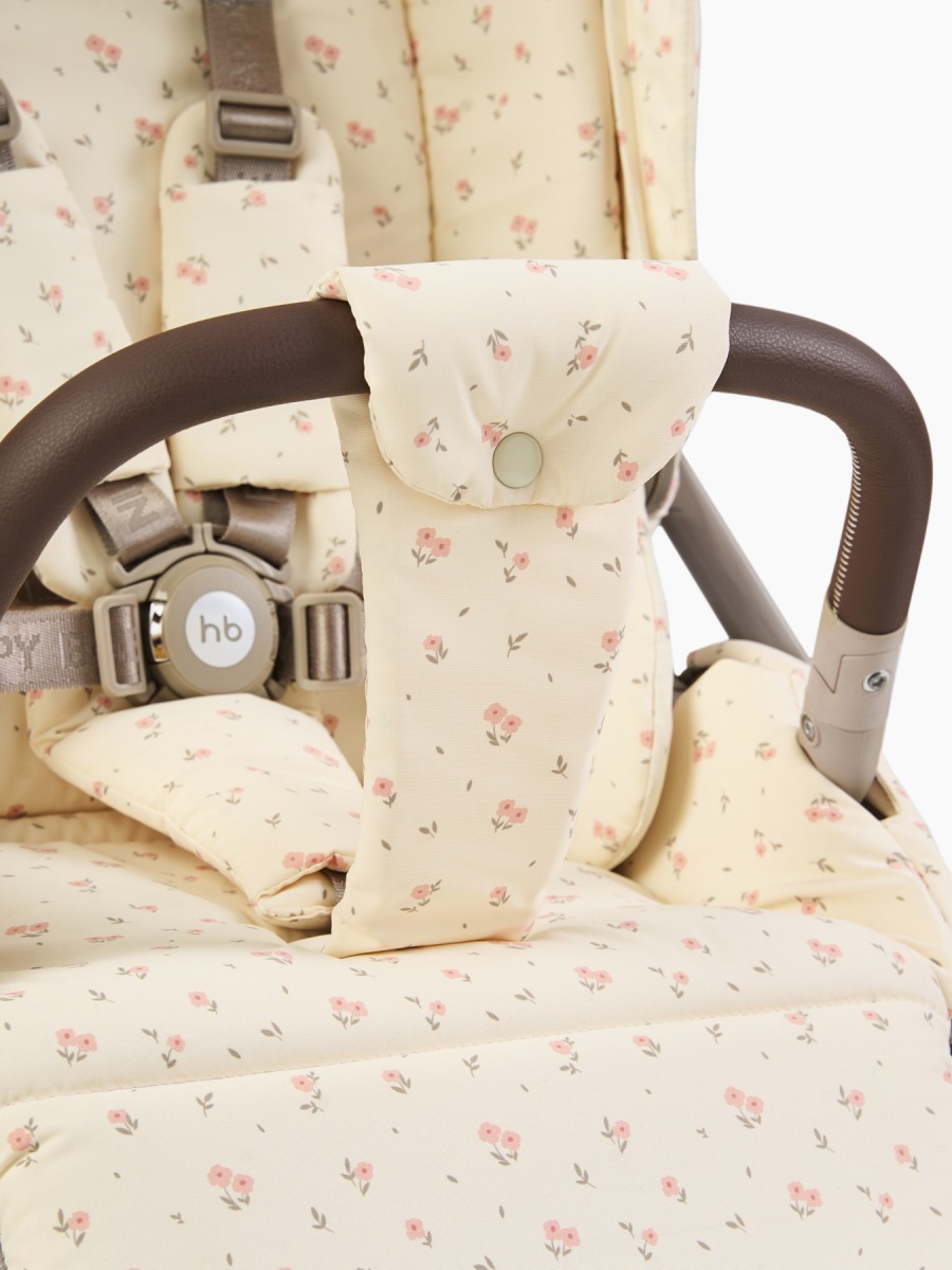 Коляска прог. HB "LUNA 360" (beige (flowers))
