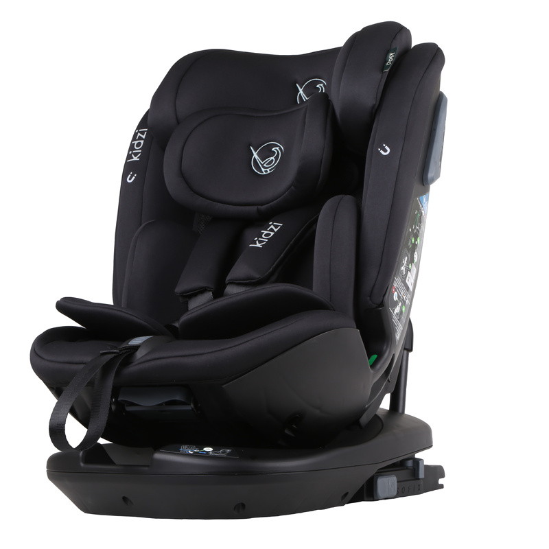 Автокресло KIDZI SPIN PLUS 360 i-SIZE, черное