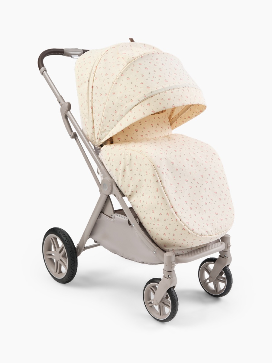 Коляска прог. HB "LUNA 360" (beige (flowers))