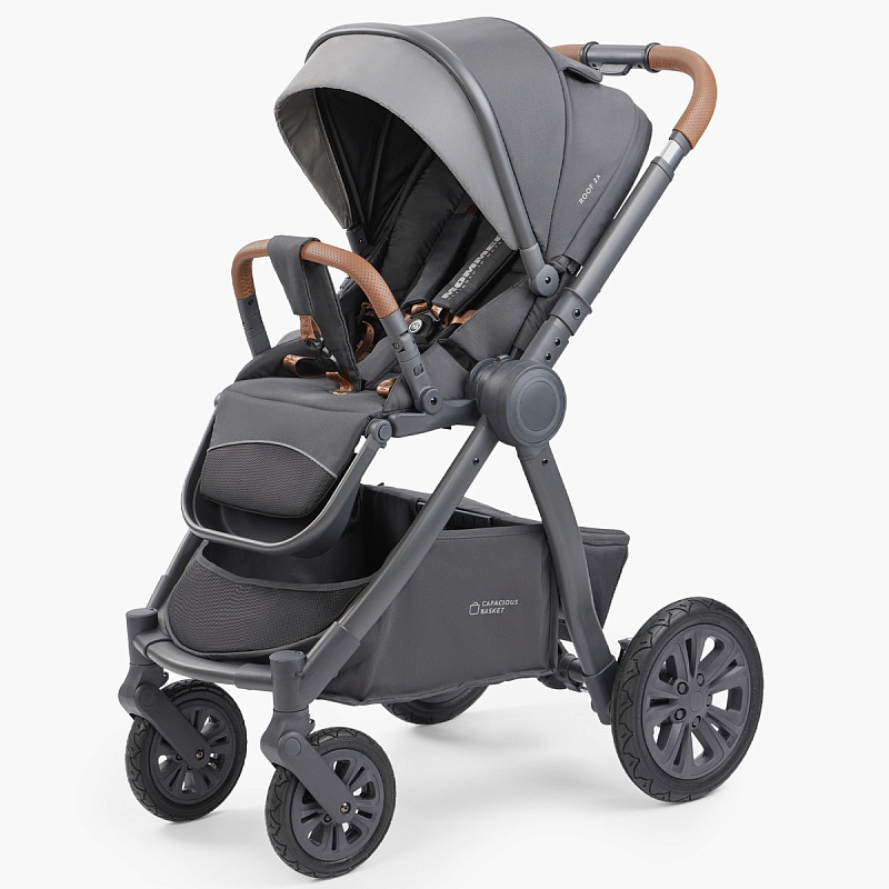 Коляска 2в1 HB MOMMER PRO Nova (Dark grey)