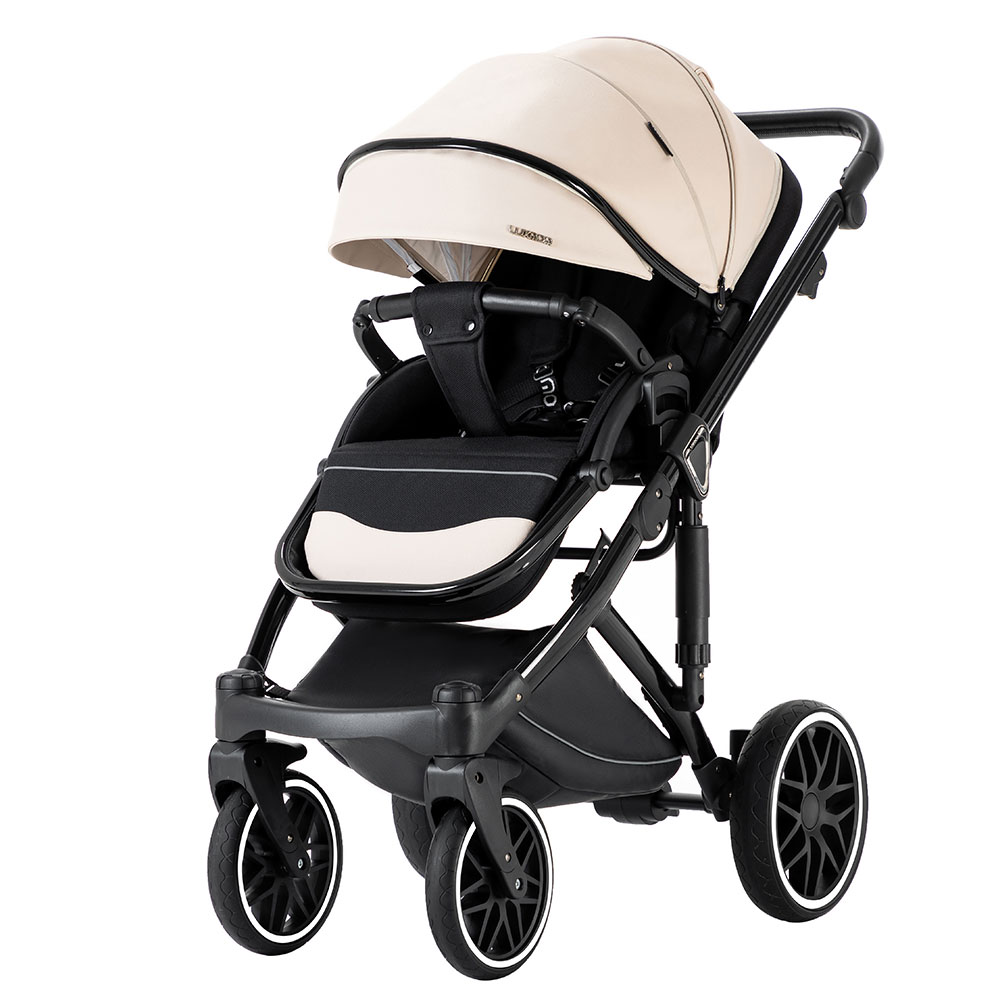 Коляска Luxmom F2 2в1/бежевый