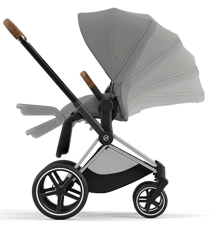 Коляска Cybex PRIAM IV 2в1 шасси Chrome/Brown