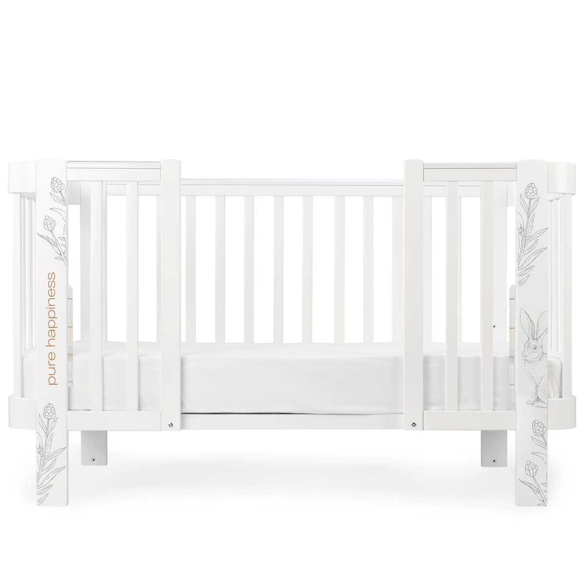 95026 Кроватка-трансформер HP MOMMY LOVE (White nova)