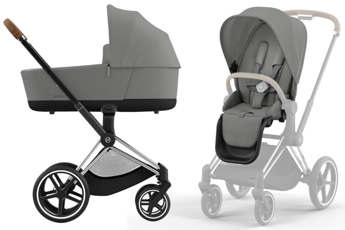 Коляска Cybex PRIAM IV 2в1 шасси Chrome/Brown