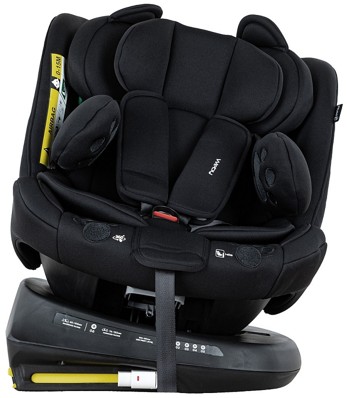 Автокресло Pituso Weby, 0-36кг (черный)