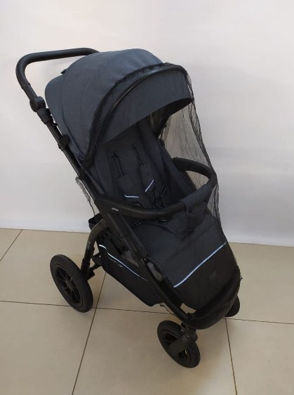 Коляска прог. Indigo EPICA XL Air (темно-серый)