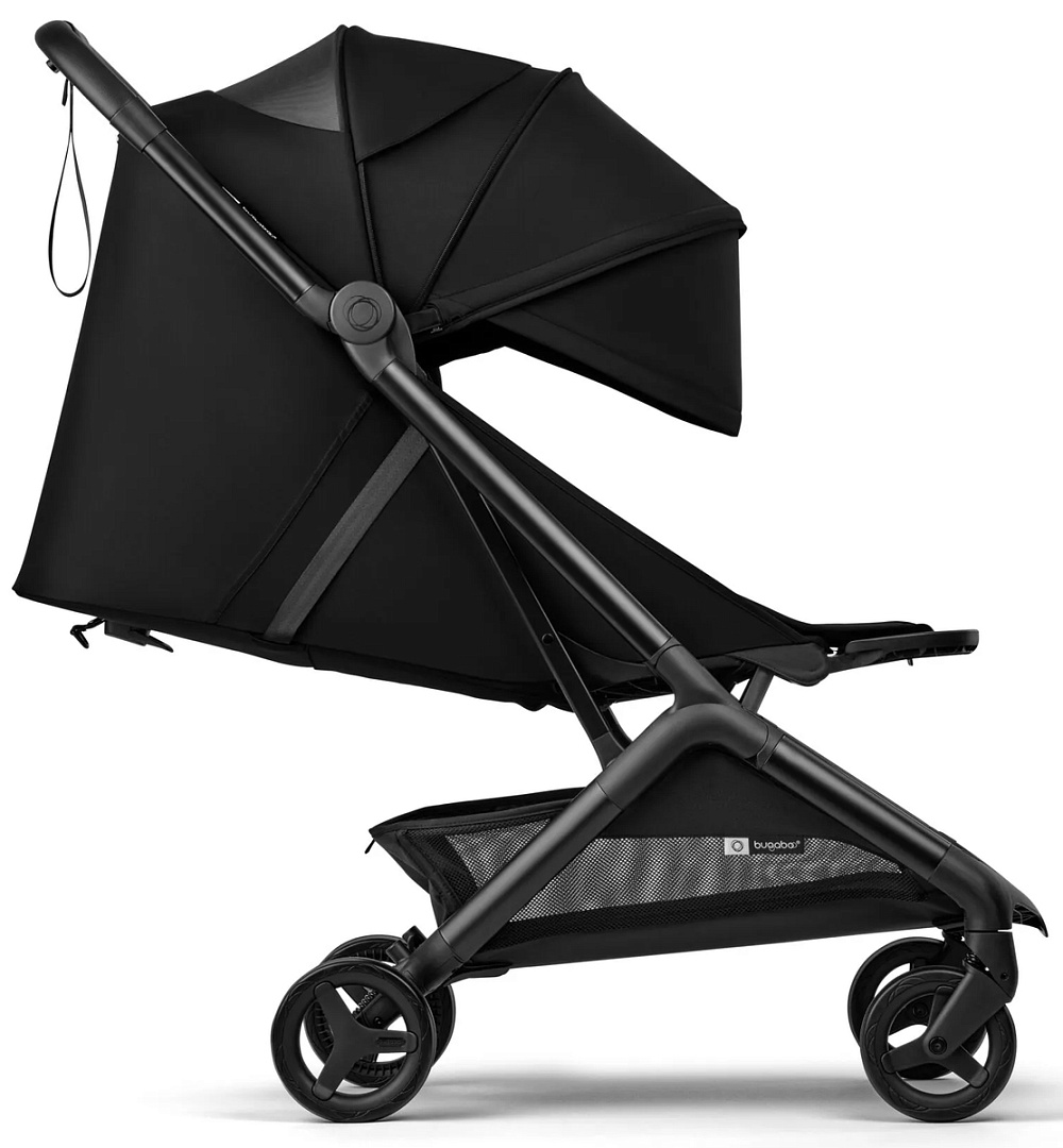 Коляска прог Bugaboo Butterfly 2 complete BLACK/HERITAGE BLACK + бампер