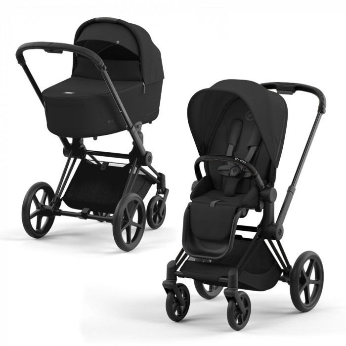 Коляска Cybex PRIAM IV 2в1 шасси Matt Black