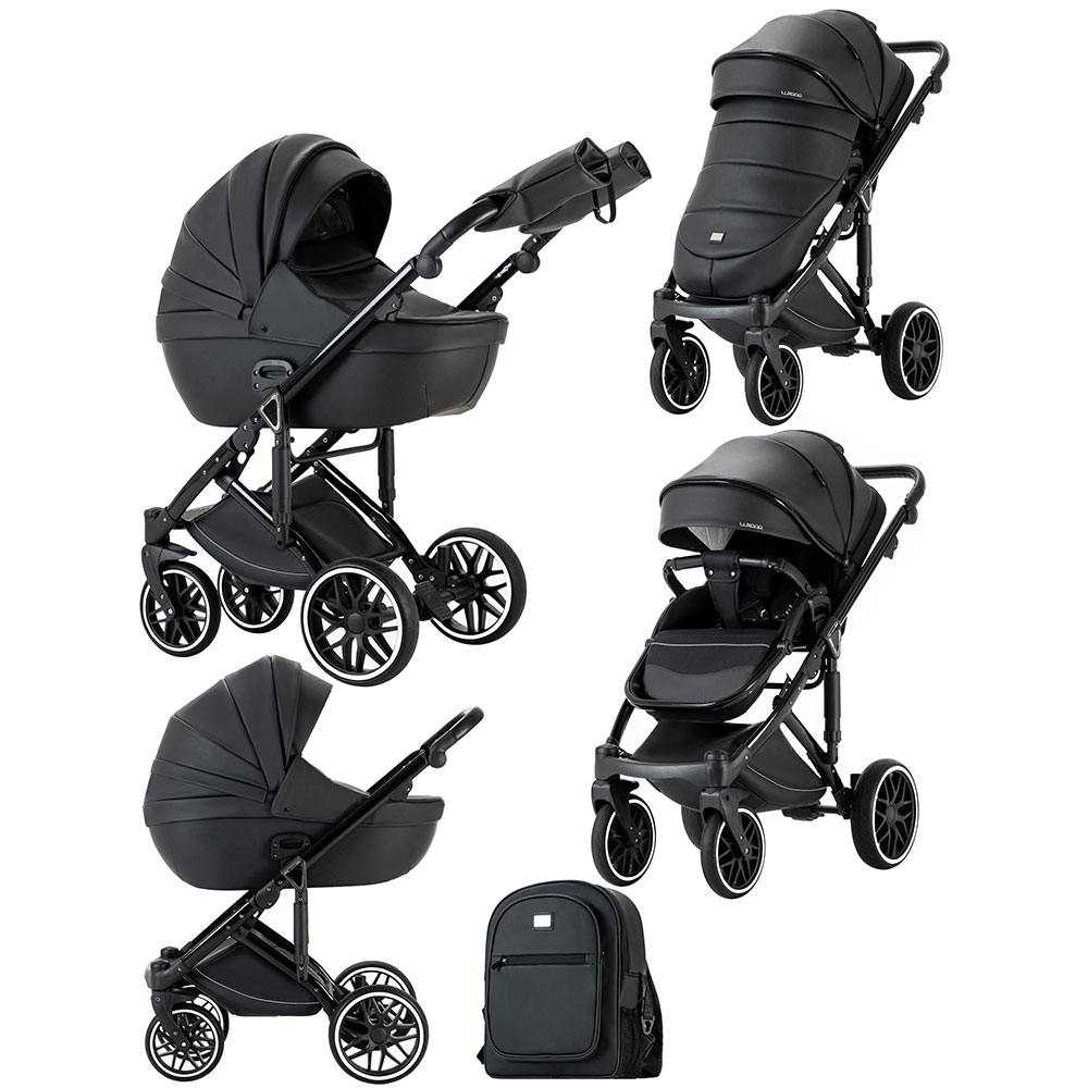 Коляска Luxmom F2 2в1/черный