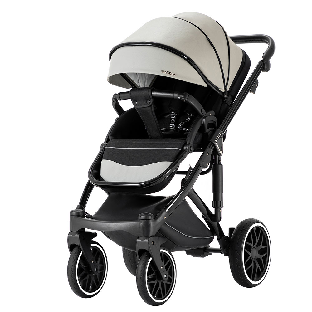Коляска Luxmom F2 2в1/серый