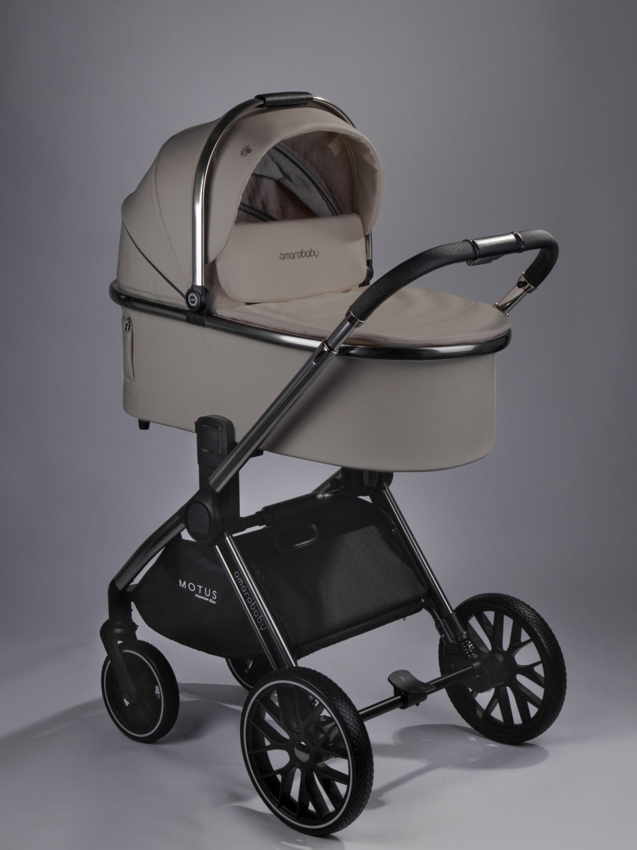 Коляска Amarobaby MOTUS Premium Ecco 2в1 мокко