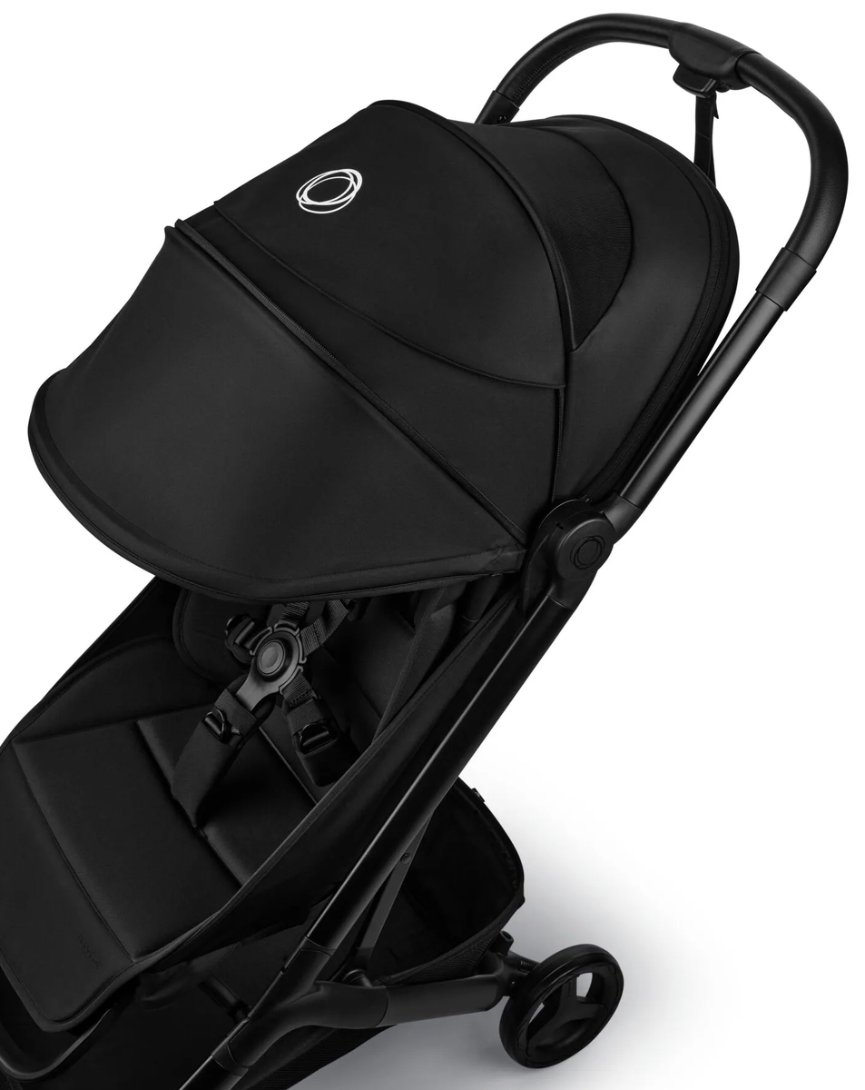 Коляска прог Bugaboo Butterfly 2 complete BLACK/HERITAGE BLACK + бампер