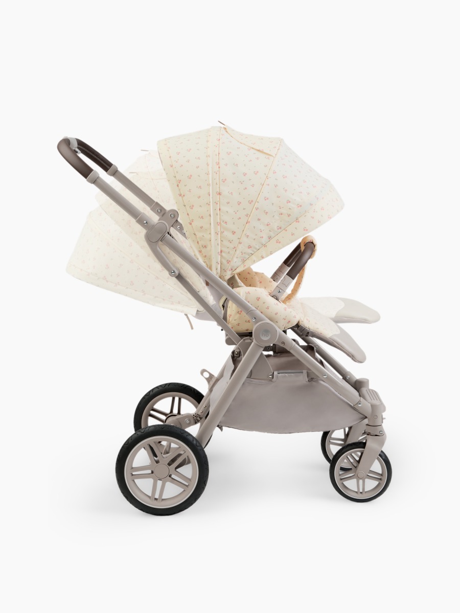 Коляска прог. HB "LUNA 360" (beige (flowers))