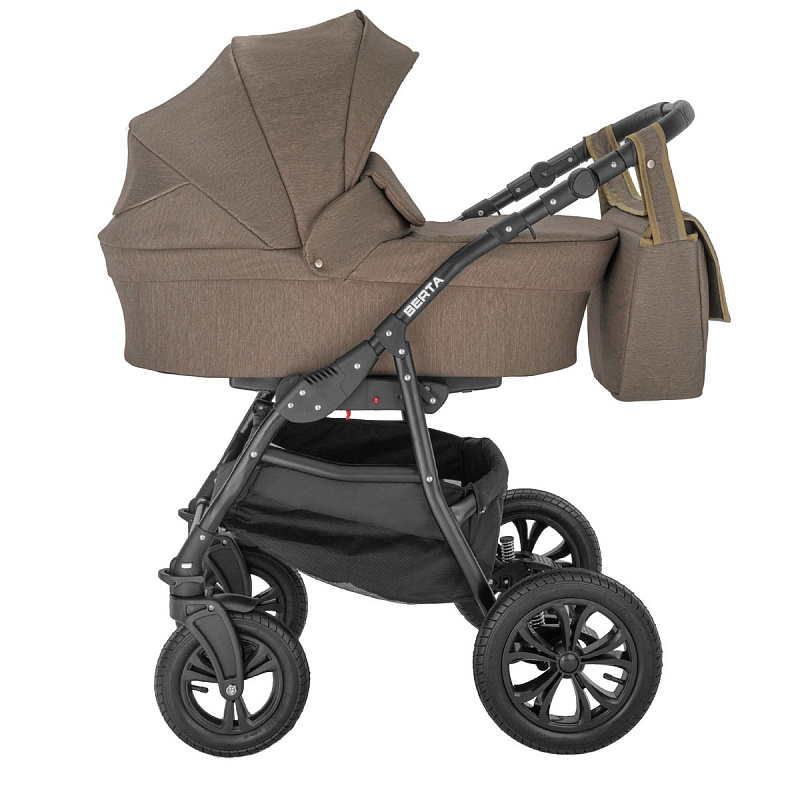 Коляска Indigo BERTA 3в1 (11/св. коричневый)