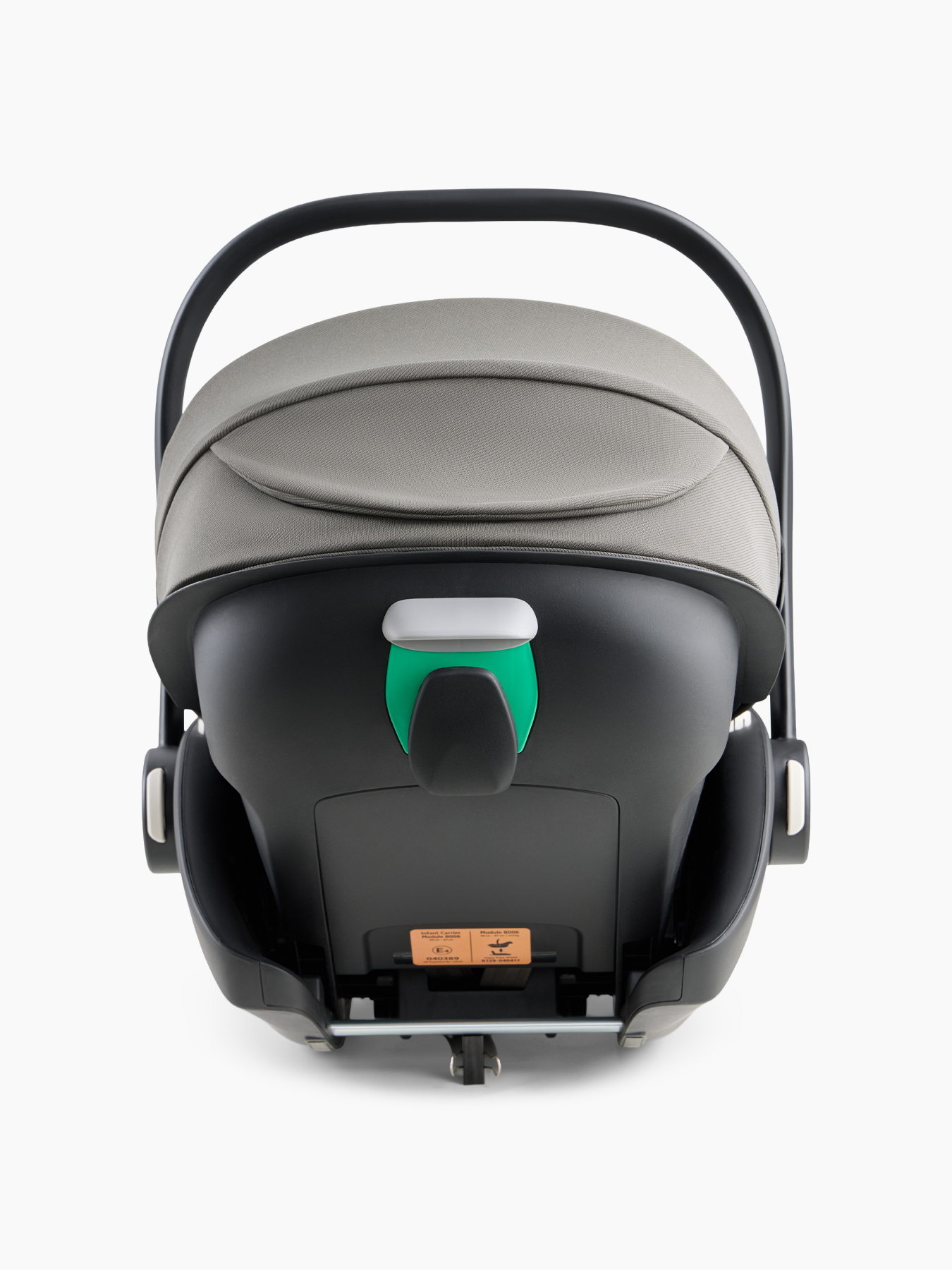 Автолюлька HappyBaby Safer Pro (green&bordeaux) 0-13кг