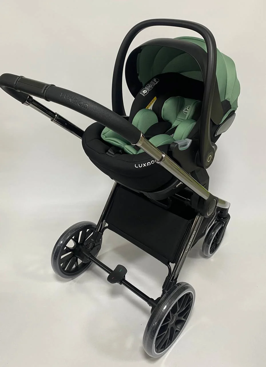 Коляска Luxmom 777 3в1/зеленый