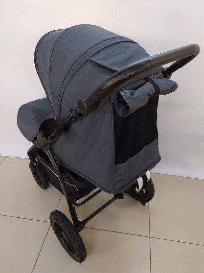 Коляска прог. Indigo EPICA XL Air (темно-серый)