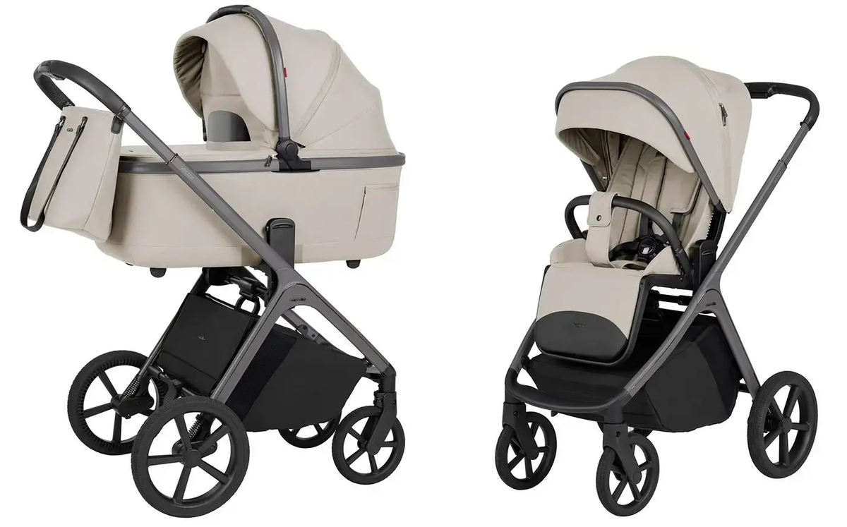 6700 Коляска CARRELLO Vector F 2в1 Zephyr Beige