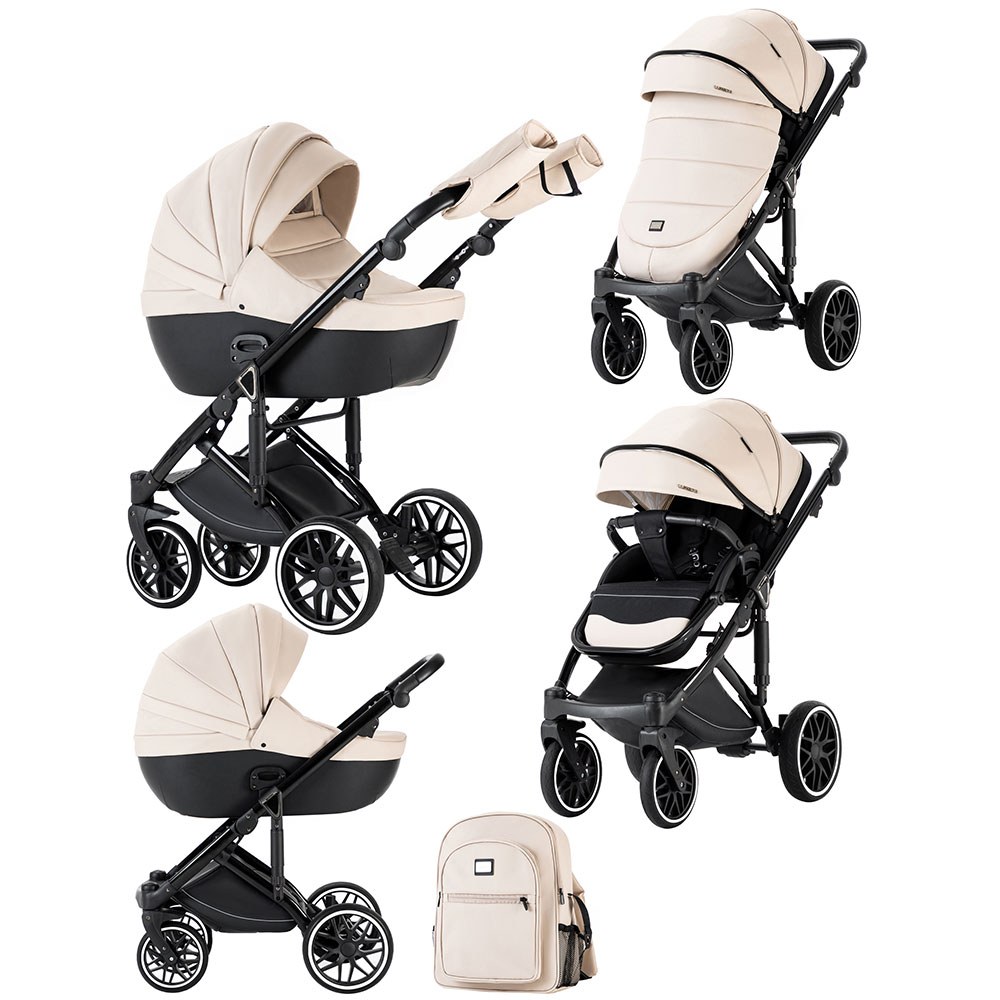 Коляска Luxmom F2 2в1/бежевый
