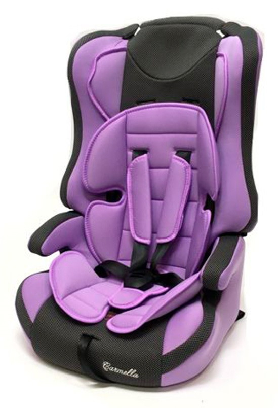 Автокресло Carmella 513 RF (9-36кг) lilac-black