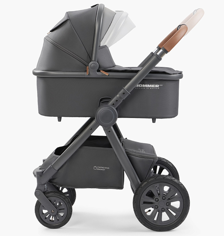 Коляска 2в1 HB MOMMER PRO Nova (Dark grey)