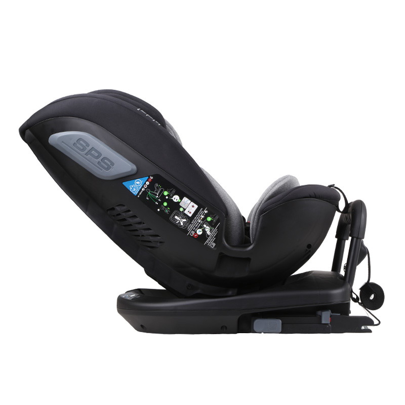 Автокресло KIDZI SPIN PLUS 360 i-SIZE, серое