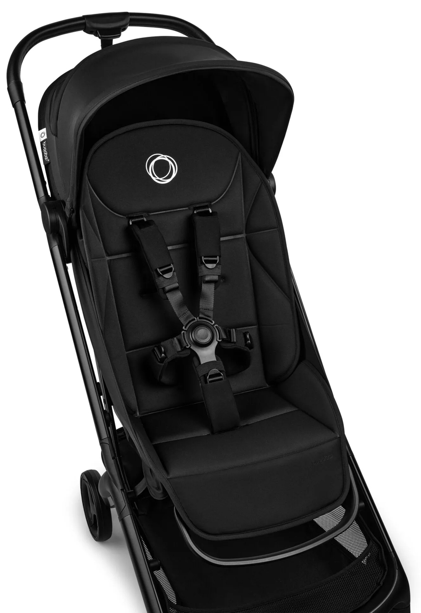 Коляска прог Bugaboo Butterfly 2 complete BLACK/HERITAGE BLACK + бампер