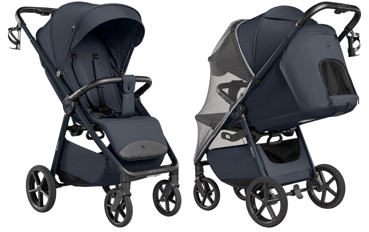 5529 Коляска CARRELLO Bravo LITE Midnight Blue 2026