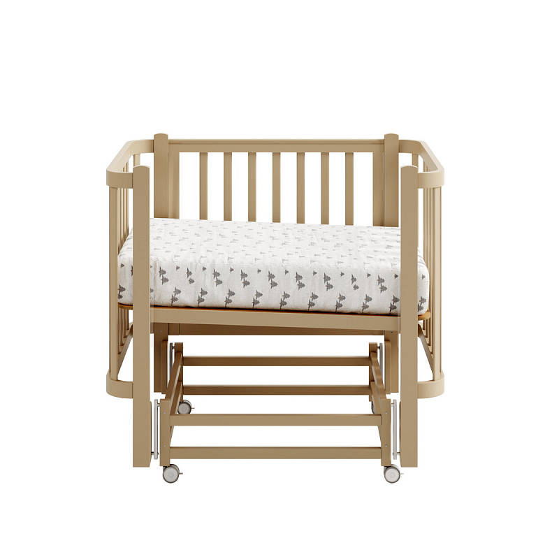 Кроватка ANTEMI Terra Light с маятником,100х70, капучино