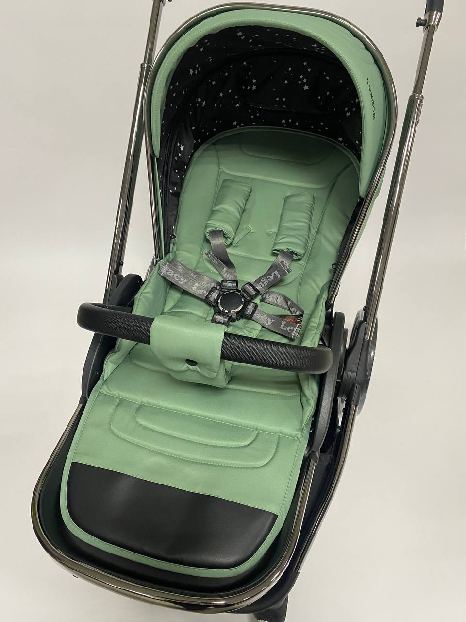 Коляска Luxmom 777 3в1/зеленый