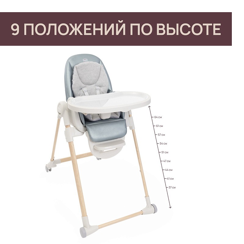 Стульчик CHICCO POLLY ARMONIA GREENERY