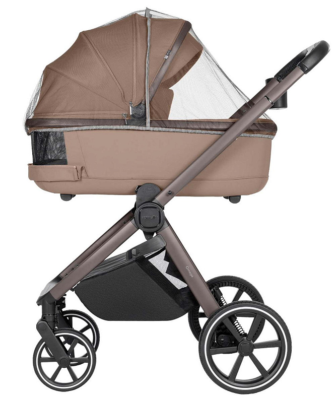 6531 Коляска CARRELLO Omega Deluxe 2в1 Paper Beige