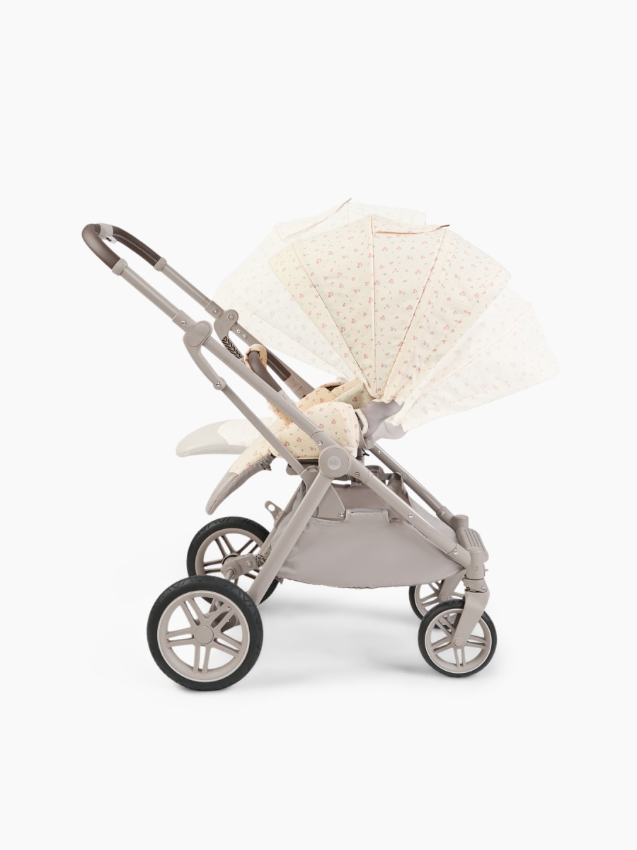 Коляска прог. HB "LUNA 360" (beige (flowers))