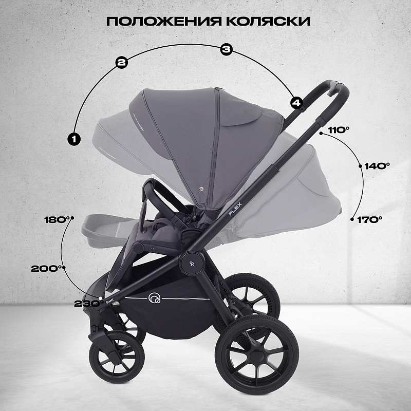 Коляска RANT FLEX 2в1 Graphite