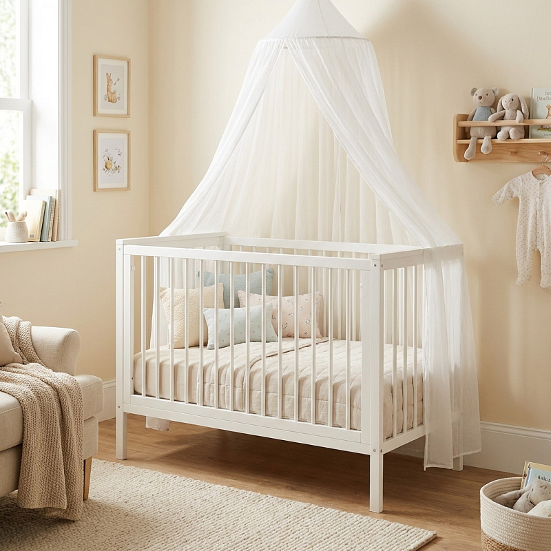 Кровать Polini Kids Simple 111 (прод маятн.) белый