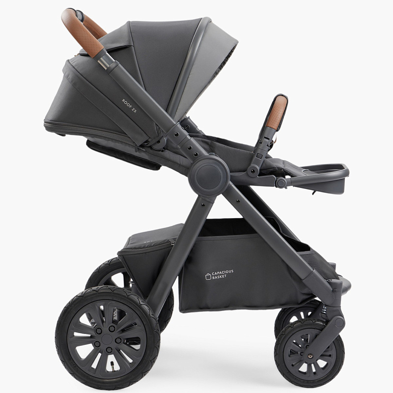 Коляска 2в1 HB MOMMER PRO Nova (Dark grey)
