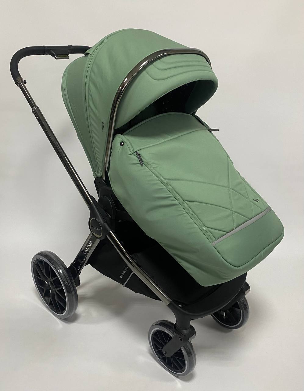 Коляска Luxmom 777 3в1/зеленый