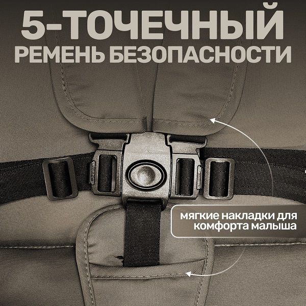 Коляска прог. для двойни BubaGO Duo X/Темно-серый